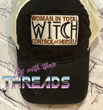 DIGITAL DOWNLOAD Witch Patch 3 SIZES INCLUDED