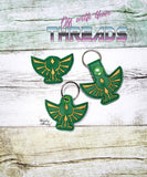 DIGITAL DOWNLOAD Zelda Snap Tab Feltie and Eyelet Set