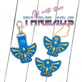 DIGITAL DOWNLOAD Zelda Snap Tab Feltie and Eyelet Set