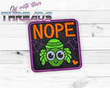 DIGITAL DOWNLOAD Nope Spider Patch 3 SIZES