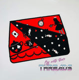 DIGITAL DOWNLOAD Applique Envelope Clutch Style 2 Lined and Unlined