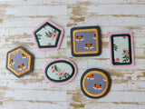 DIGITAL DOWNLOAD Basic Shapes Applique Feltie Set