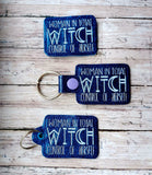 DIGITAL DOWNLOAD Witch Snap Tab Feltie and Eyelet Set