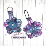 DIGITAL DOWNLOAD 3D Flower Snap Tab and Eyelet Set 4X4 5X7