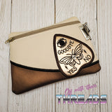 DIGITAL DOWNLOAD Planchette Clutch Applique Zipper Bag Lined and Unlined