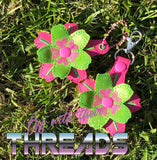 DIGITAL DOWNLOAD 3D Flower Snap Tab and Eyelet Set 4X4 5X7