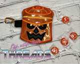 DIGITAL DOWNLOAD 5x7 Applique Boo Bucket Zipper Bag Set 3 Designs