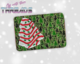 DIGITAL DOWNLOAD Applique Christmas Tree Cake Quilted Mug Rug Snack Mat Set 4 SIZES INCLUDED Coaster