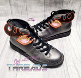 DIGITAL DOWNLOAD Applique Reindeer Antler Shoe Wings Boot