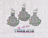 DIGITAL DOWNLOAD Stop To Smell The Flowers Kitty Snap Tab Keychain