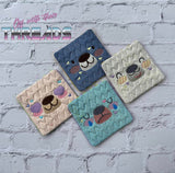 DIGITAL DOWNLOAD Bear Mug Rug BUNDLE 3 SIZES INCLUDED ENVELOPE AND TURN HOLE OPTIONS