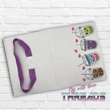 DIGITAL DOWNLOAD Boba Tea Cuties A6 Notebook Holder