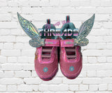 DIGITAL DOWNLOAD Velcro Snap Tab and Slider Fairy Pixie Wings Shoe Boot