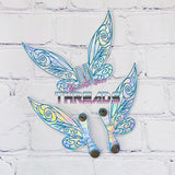 DIGITAL DOWNLOAD Velcro Snap Tab and Slider Fairy Pixie Wings Shoe Boot