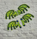 DIGITAL DOWNLOAD Gargoyle Dragon Wing Velcro Shoe Boot SNAP AND SLIDER OPTIONS INCLUDED