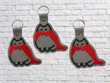 DIGITAL DOWNLOAD Super Kitty Snap Tab Key Chain