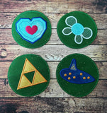 DIGITAL DOWNLOAD Legend Gamer Coaster Set