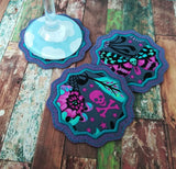 DIGITAL DOWNLOAD Starburst Applique Coaster