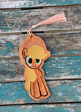 DIGITAL DOWNLOAD  4x4 AND 5x7 Apple Cutie Pony Bookmark