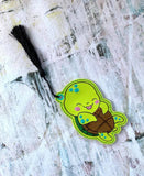 DIGITAL DOWNLOAD  4x4 Turtle Bookmark