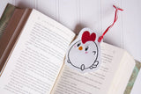 4x4 DIGITAL DOWNLOAD Chicken Doodle Bookmark