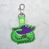 4x4 DIGITAL DOWNLOAD Sleepy Dragon Snap Tab