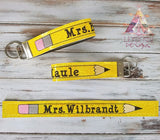 5x7 6x10 DIGITAL DOWNLOAD Pencil Key Fob Set