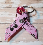 4x4 DIGITAL DOWNLOAD 3D Awareness Ribbon Key Chain Single and Multi