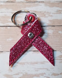 4x4 DIGITAL DOWNLOAD 3D Awareness Ribbon Key Chain Single and Multi