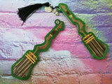5x7 DIGITAL DOWNLOAD Broomstick Bookmark
