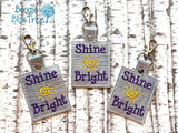 4x4 DIGITAL DOWNLOAD Shine Bright Snap Tab
