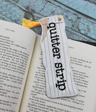 5x7 DIGITAL DOWNLOAD Quitter Strip Bookmark 2 Sizes Quit