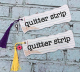5x7 DIGITAL DOWNLOAD Quitter Strip Bookmark 2 Sizes Quit
