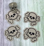 DIGITAL DOWNLOAD Skull and Crossbones Coaster