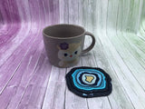 DIGITAL DOWNLOAD 4x4 Applique Geode Coaster