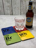DIGITAL DOWNLOAD 4x4 Periodically Drunk Coaster Set