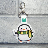 4x4 DIGITAL DOWNLOAD Penguin Snap Tab 2 Versions