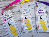 5x5 DIGITAL DOWNLOAD Pencil To Paper Bookmark