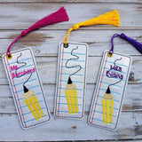 5x5 DIGITAL DOWNLOAD Pencil To Paper Bookmark