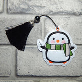 4x4 DIGITAL DOWNLOAD Penguin Ornament Bookmark 2 Versions
