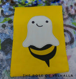 DIGITAL DOWNLOAD 5 Sizes Applique Boo Bee Embroidery Design