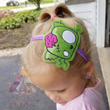 4x4 DIGITAL DOWNLOAD Zombie Kittay Headband Slider