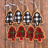 4x4 DIGITAL DOWNLOAD 2019 Applique Tree Set Eyelet Snap Tab Ornament