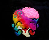 DIGITAL DOWNLOAD Zombie Yum Yum Time Applique Peeker Design 2 Sizes