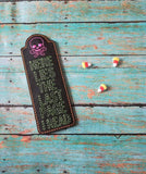 5x7 DIGITAL DOWNLOAD Here Lies The Last Page I Read Bookmark