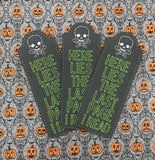 5x7 DIGITAL DOWNLOAD Here Lies The Last Page I Read Bookmark