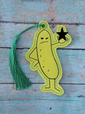 4x4 DIGITAL DOWNLOAD FU Pickle Bookmark Ornament