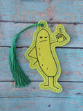 4x4 DIGITAL DOWNLOAD FU Pickle Bookmark Ornament