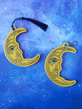 4x4 DIGITAL DOWNLOAD Crescent Moon Bookmark Ornament
