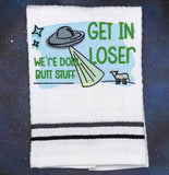 DIGITAL DOWNLOAD 6 Sizes Get In Loser Embroidery Design